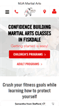 Mobile Screenshot of mjamartialarts.com